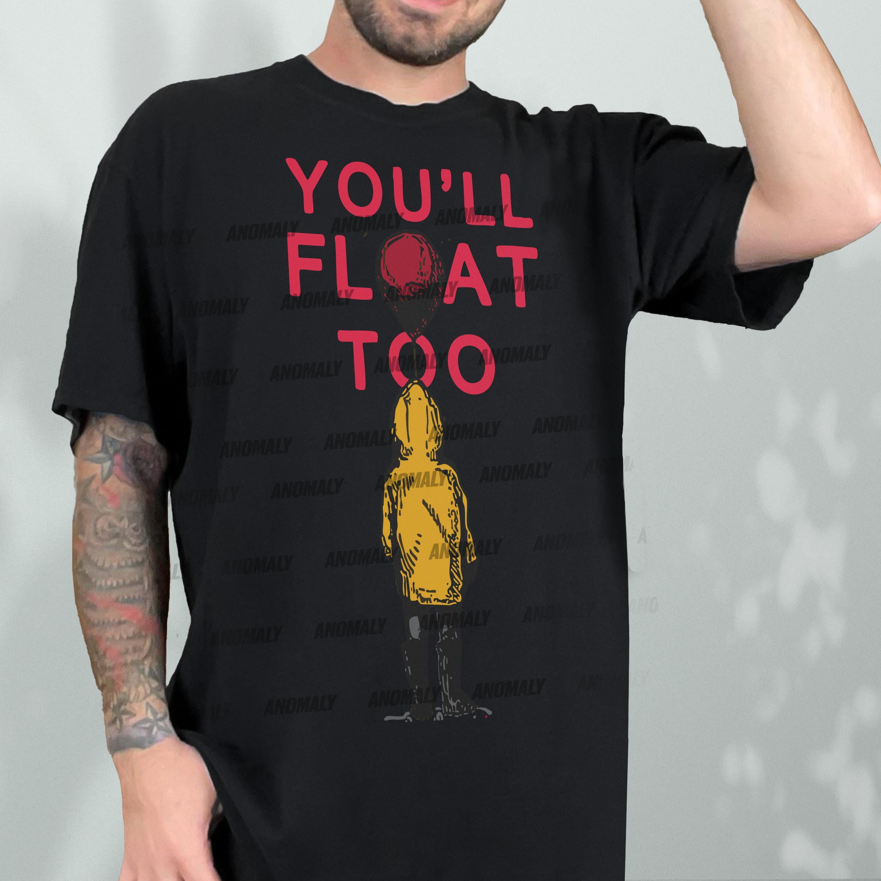 You’ll Float Too Graphic T-Shirt – Georgie Balloon Horror Fan Tee