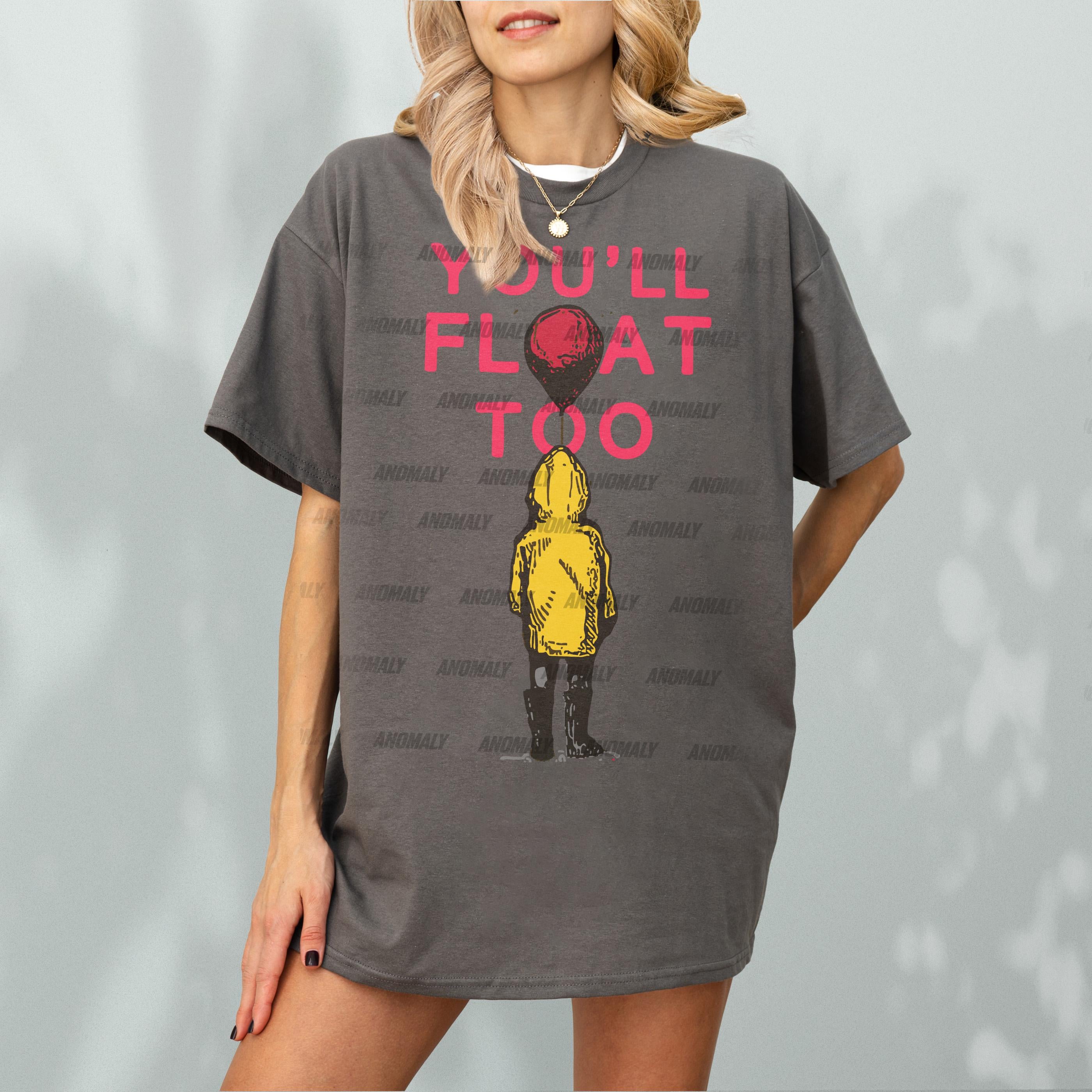 You’ll Float Too Graphic T-Shirt – Georgie Balloon Horror Fan Tee