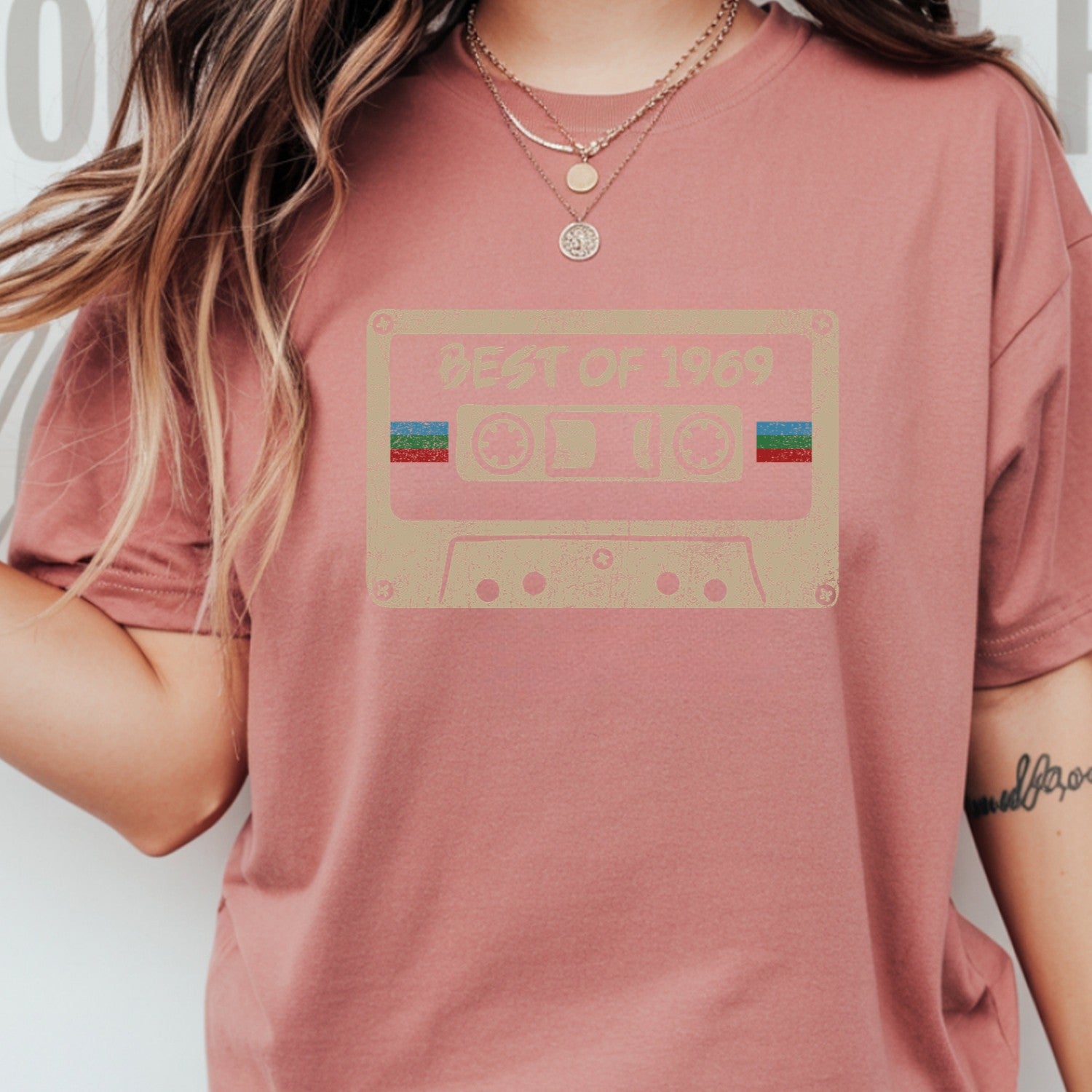 Best Of 1969 Birthday T-Shirt - Vintage Retro Cassette Graphic Tee 