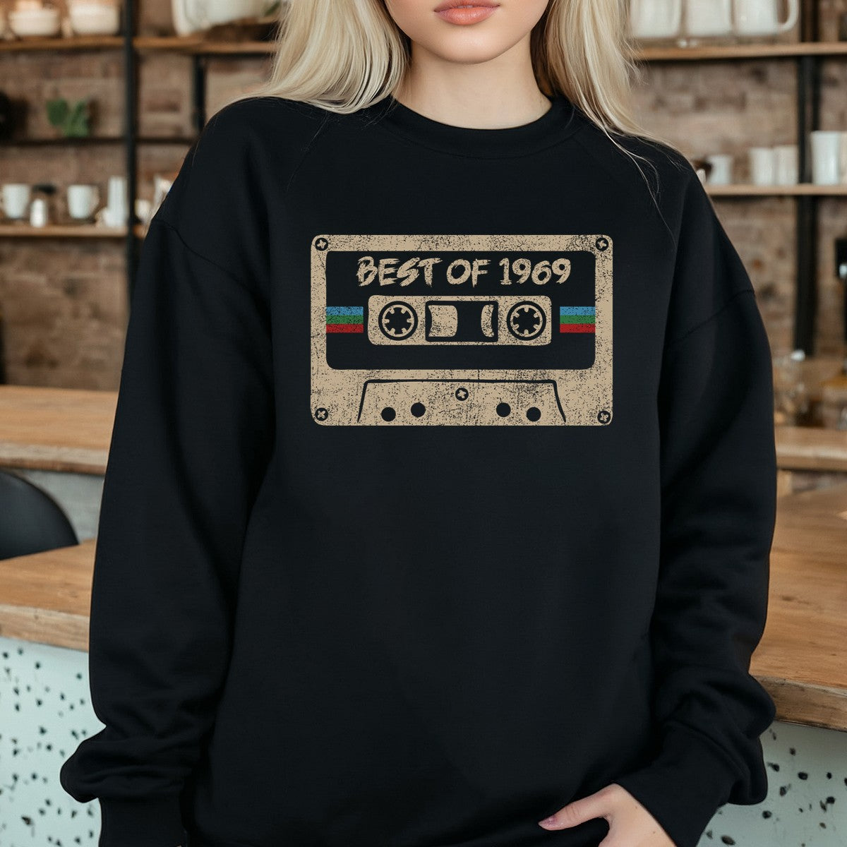 Best Of 1969 Birthday T-Shirt - Vintage Retro Cassette Graphic Tee 