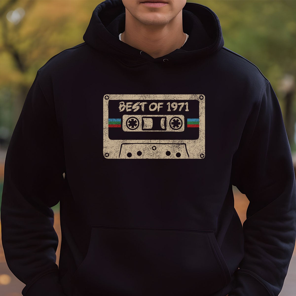 Best Of 1971 Birthday T-Shirt - Vintage Retro Cassette Graphic Tee 