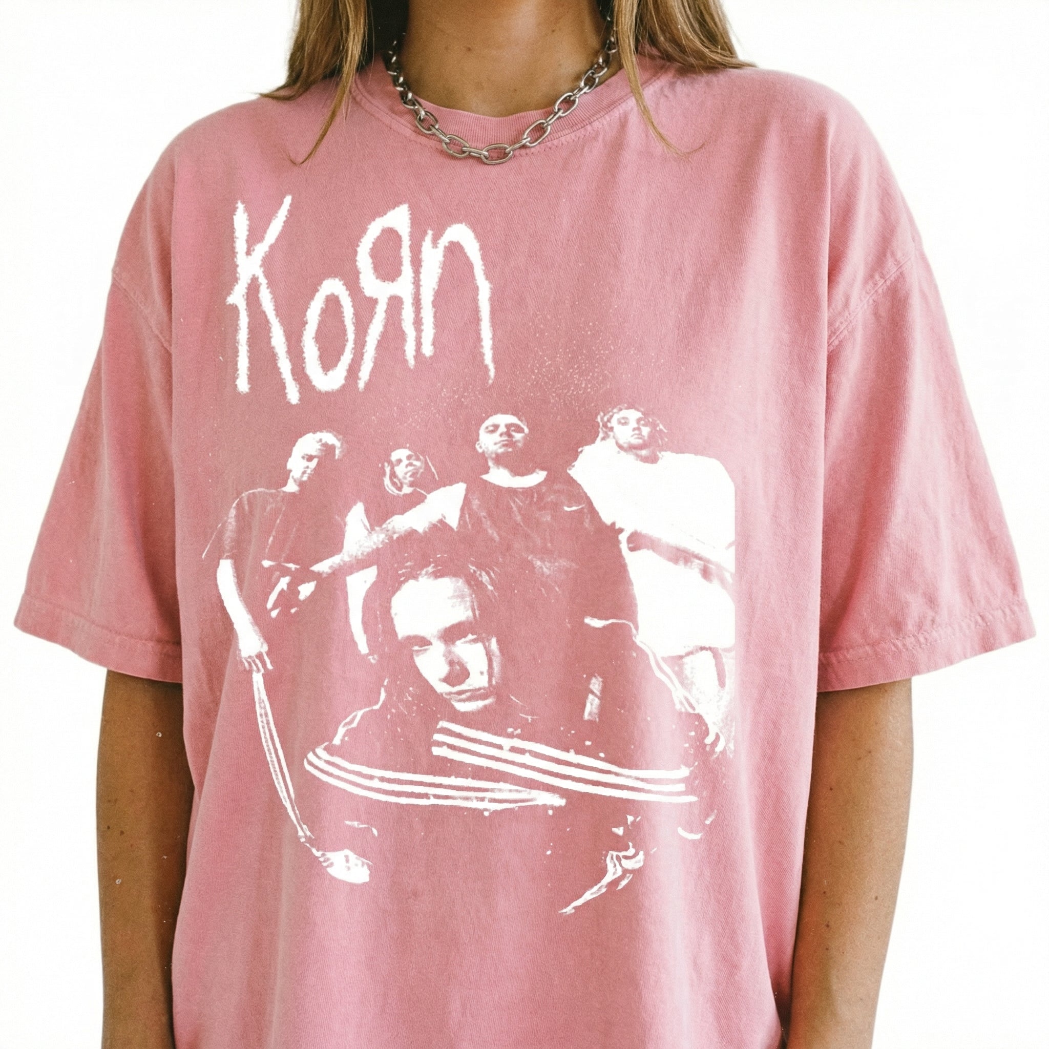 Vintage 90s Nu Metal Rock Graphic T-Shirt – Retro Grunge Band Style Tee