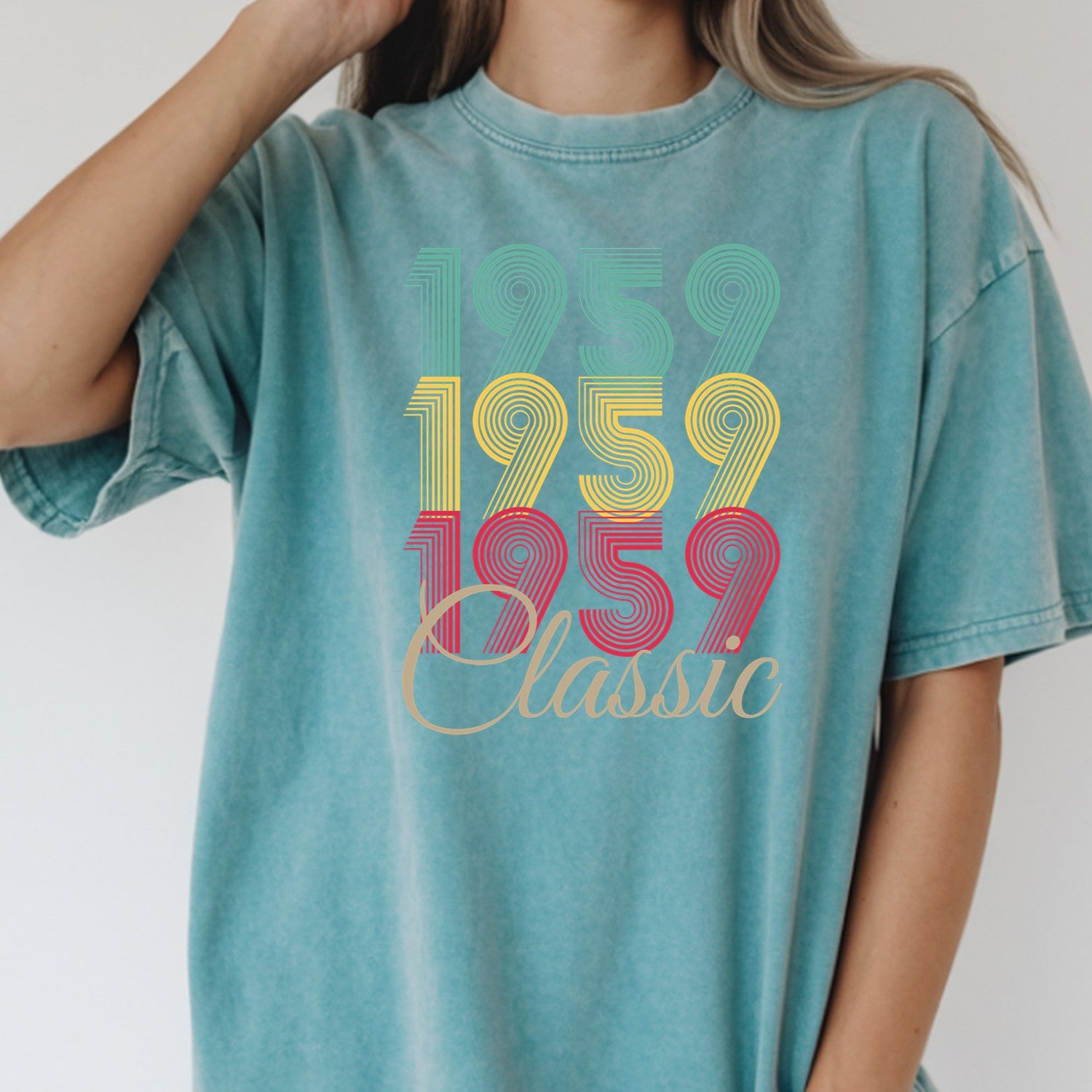 Vintage 1959 Classic T-Shirt – Retro Birthday Shirt, Vintage 1959 Gift for Men and Women 