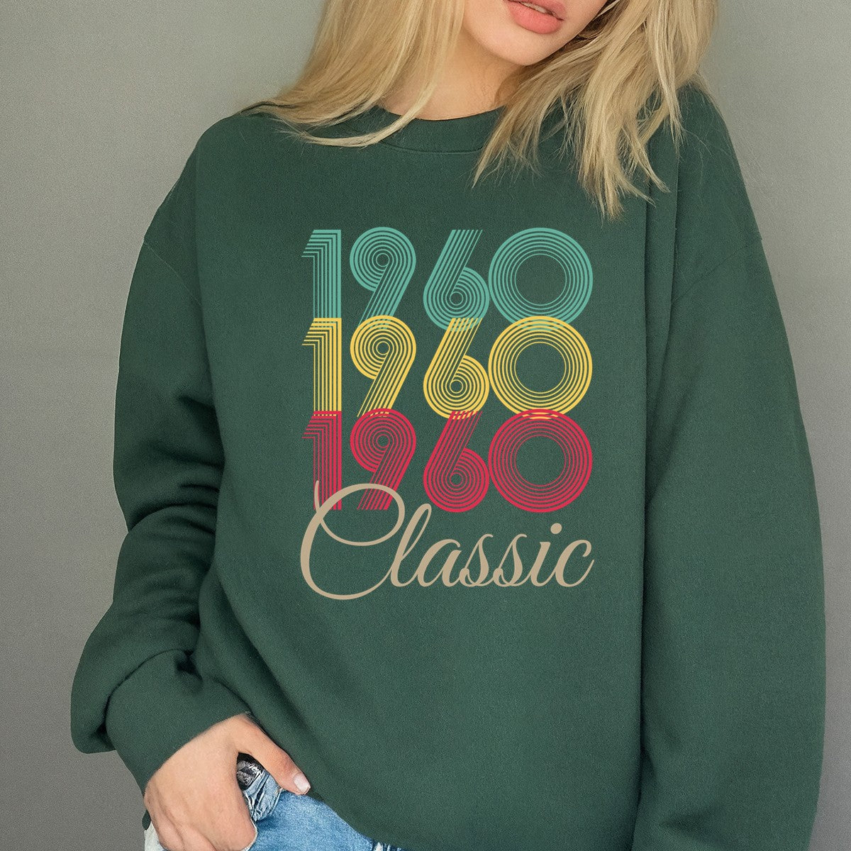 Vintage 1960 Classic T-Shirt – Retro Birthday Shirt, Vintage 1959 Gift for Men and Women 