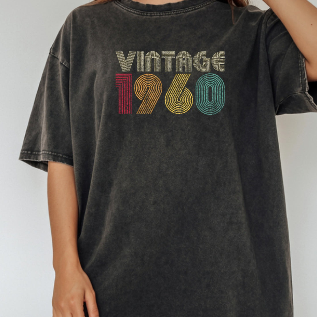Vintage 1960 T-Shirt – Retro 1980 Birthday Shirt, Classic 80s Style Gift Tee 