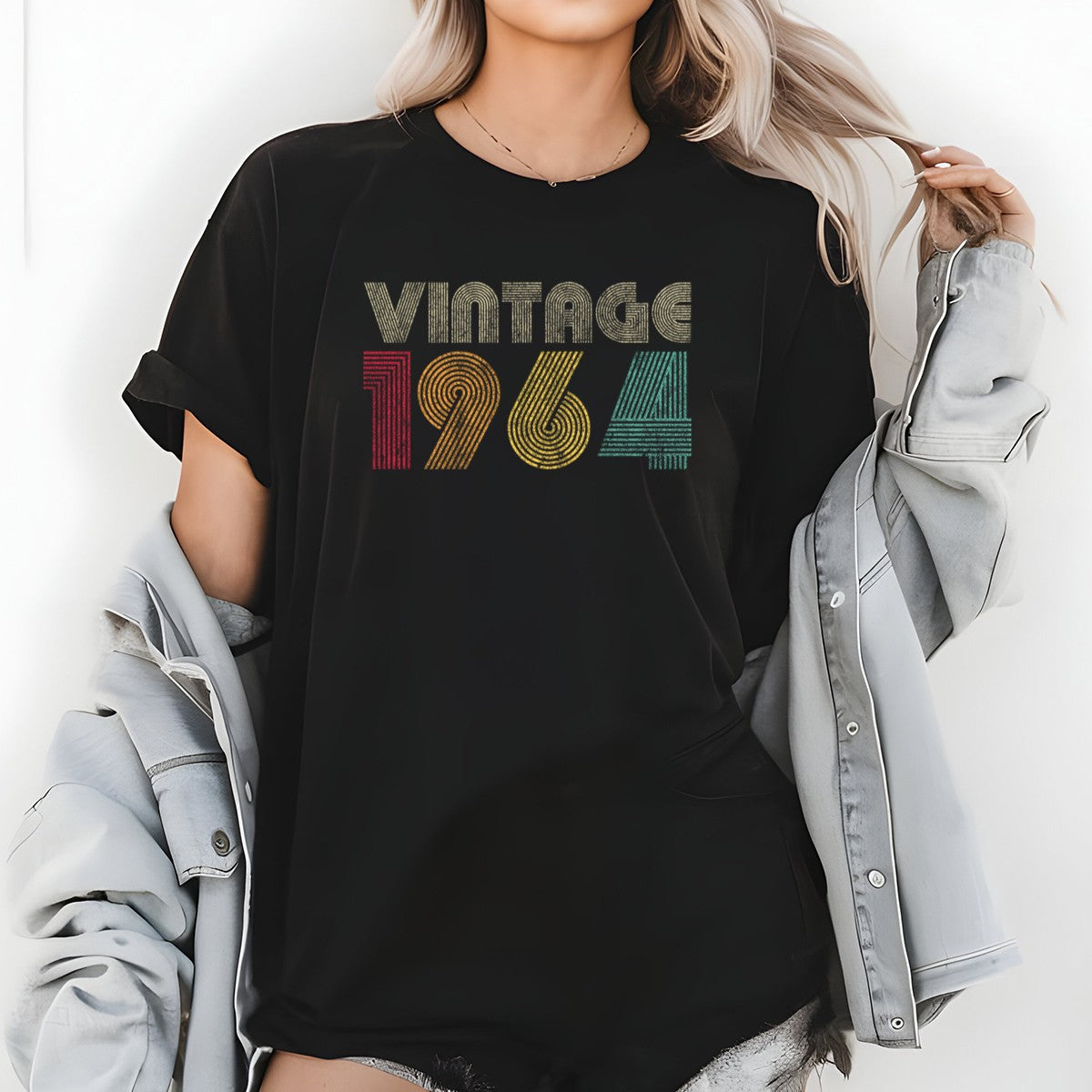 Vintage 1964 T-Shirt – Retro 1980 Birthday Shirt, Classic 80s Style Gift Tee 