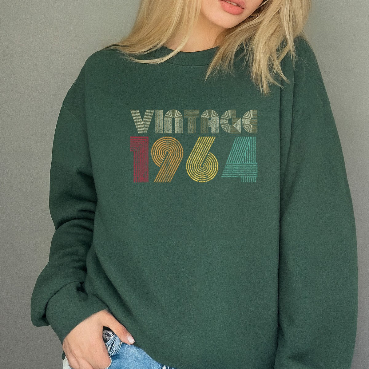 Vintage 1964 T-Shirt – Retro 1980 Birthday Shirt, Classic 80s Style Gift Tee 