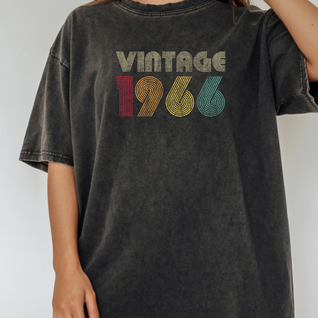 Vintage 1966 T-Shirt – Retro 1980 Birthday Shirt, Classic 80s Style Gift Tee 