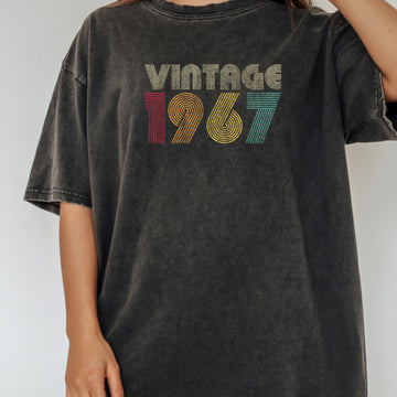 Vintage 1969 T-Shirt – Retro 1980 Birthday Shirt, Classic 80s Style Gift Tee 