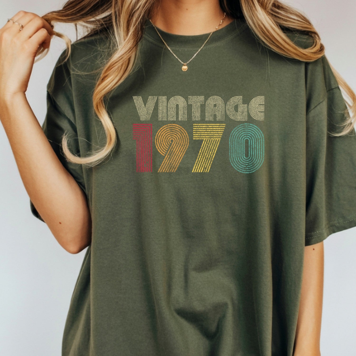 Vintage 1970 T-Shirt – Retro 1980 Birthday Shirt, Classic 80s Style Gift Tee 