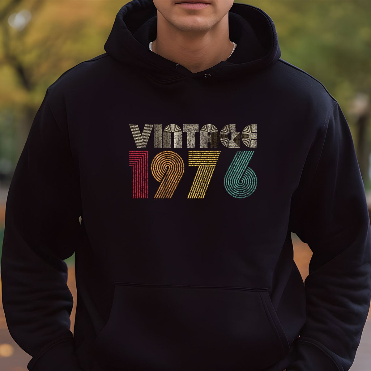 Vintage 1976 T-Shirt – Retro 1980 Birthday Shirt, Classic 80s Style Gift Tee 