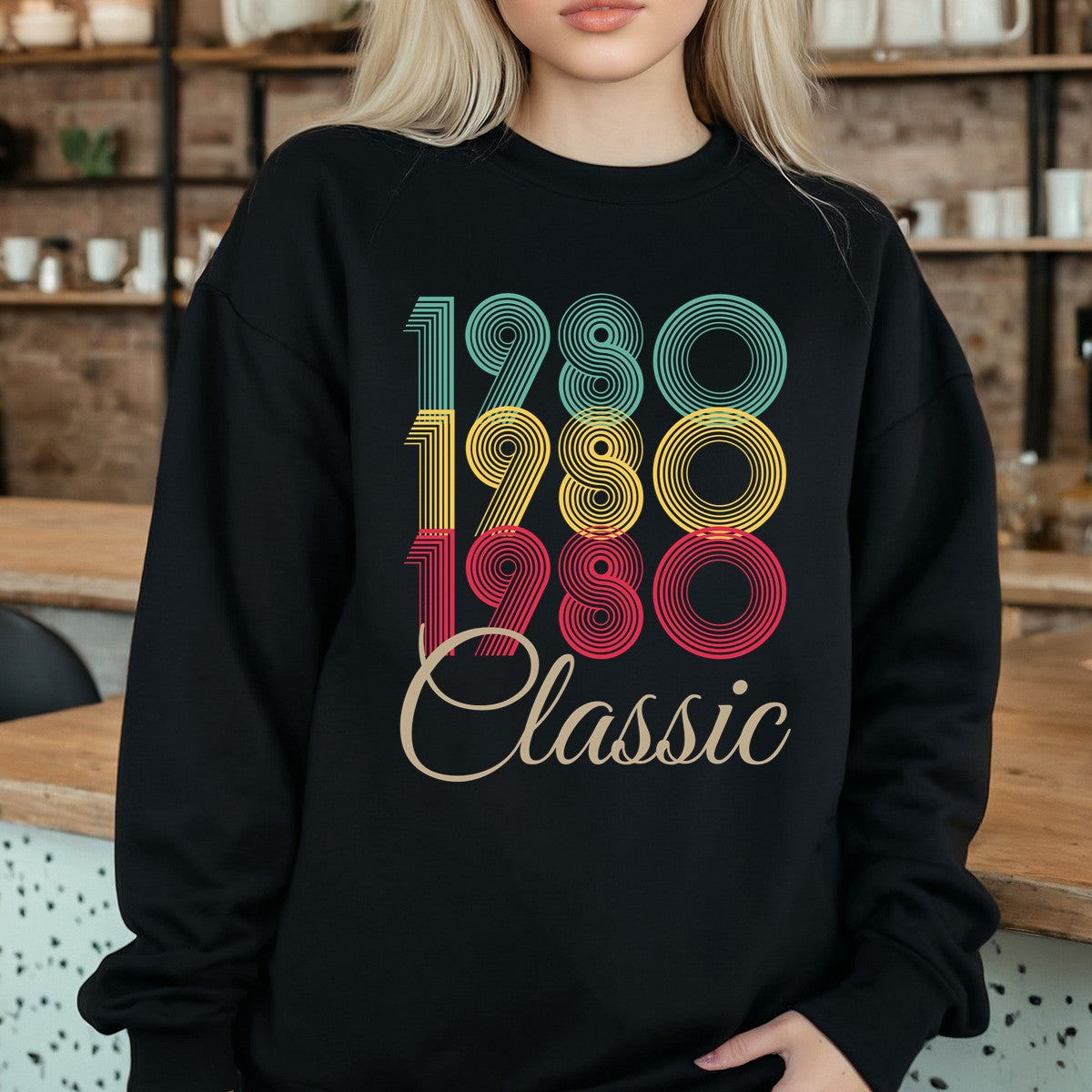 Vintage 1980 Classic T-Shirt – Retro Birthday Shirt, Vintage 1959 Gift for Men and Women 