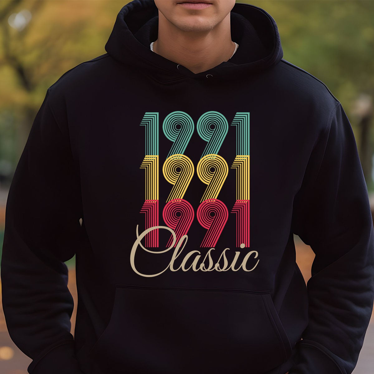Vintage 1991 Classic T-Shirt – Retro Birthday Shirt, Vintage 1959 Gift for Men and Women 