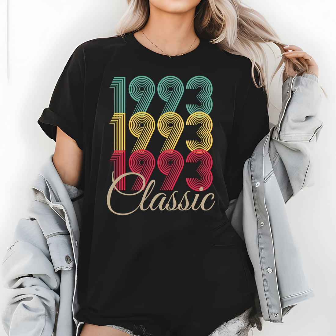 Vintage 1993 Classic T-Shirt – Retro Birthday Shirt, Vintage 1959 Gift for Men and Women 